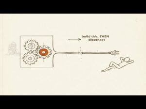 When you’re afraid to stop, because business stops when you stop