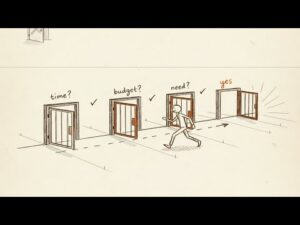 When you’re terrible at closing.