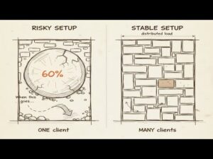 When a few clients make up most of your business.